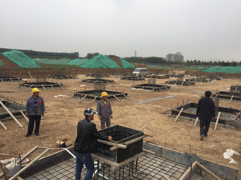 鋼構(gòu)車間基礎(chǔ)施工